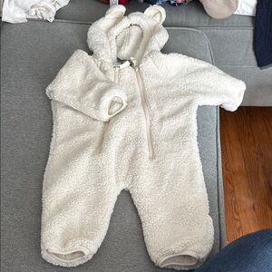 Cozy Cream Kids One Piece